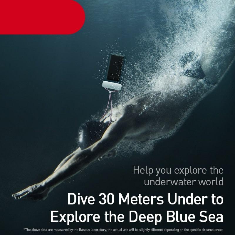Housse de Téléphone Mobile Étanche pour la Natation et la Plongée