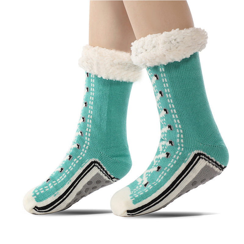 Premium Plush Women's Crew Socks for Cozy Comfort