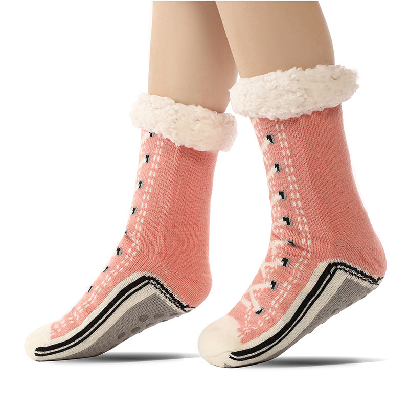 Premium Plush Women's Crew Socks for Cozy Comfort