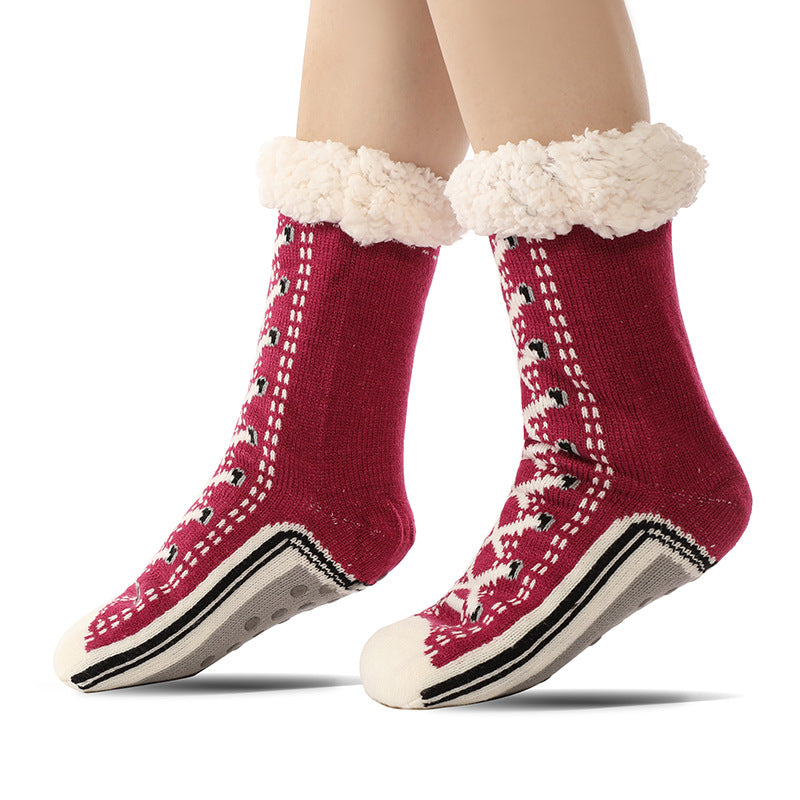 Premium Plush Women's Crew Socks for Cozy Comfort