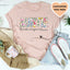 Camiseta personalizada de tía floral