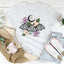 Floral Bat Tee - Premium Comfort and Style