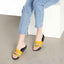 Sandalias deslizantes de gato floral — Edición Garden Observer