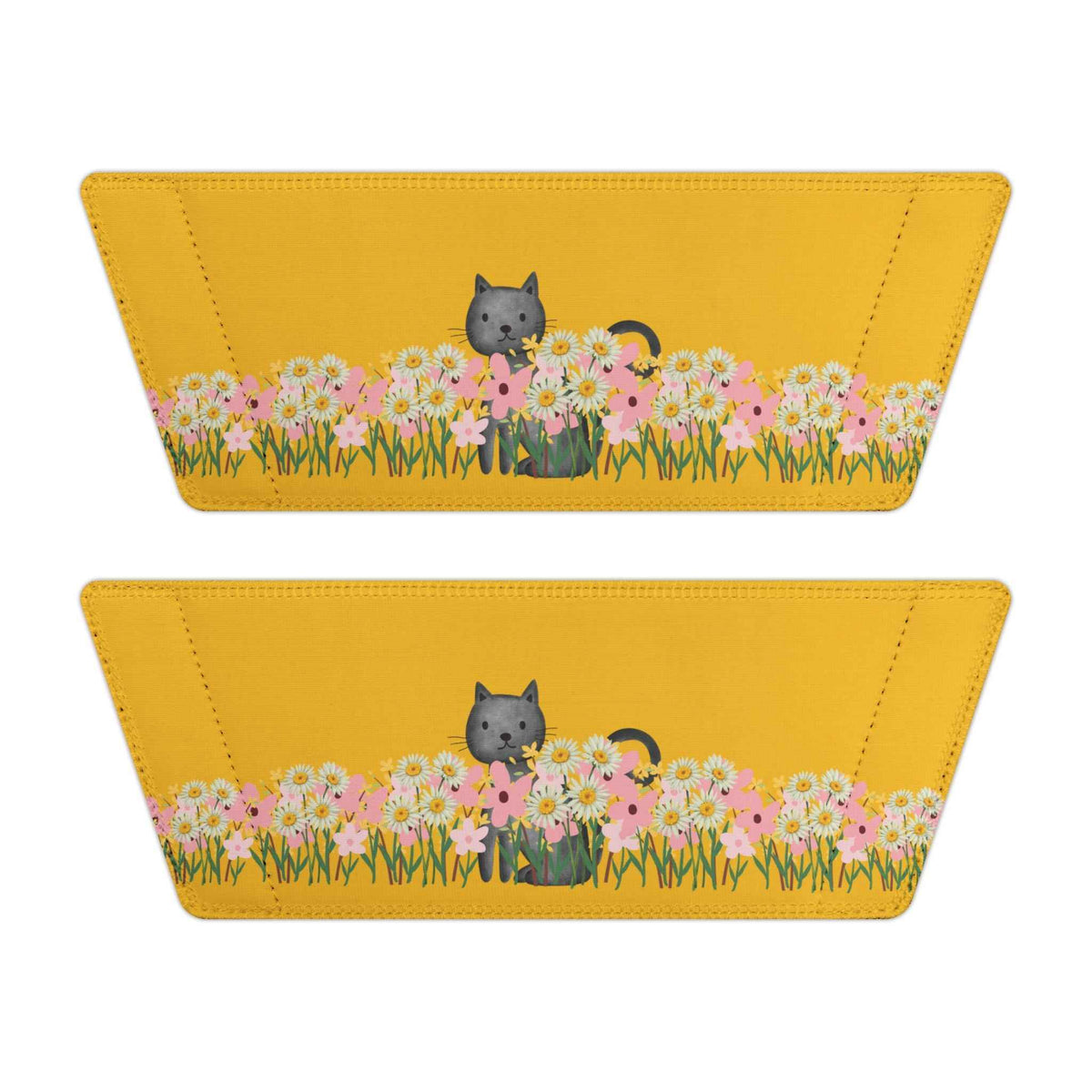 Sandalias deslizantes de gato floral — Edición Garden Observer