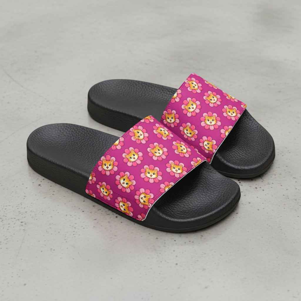 Sandales à glissière Floral Cat — Édition Sunshine With Opinions