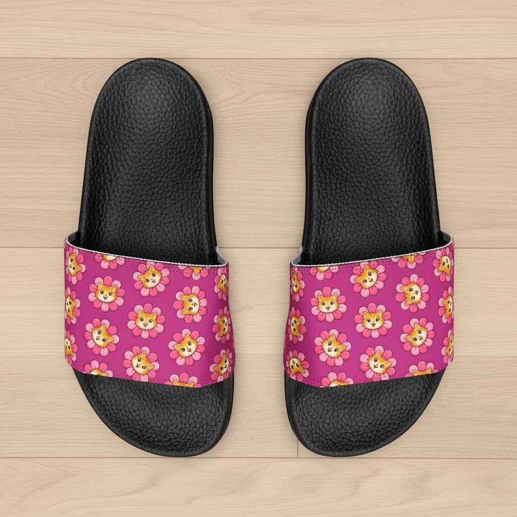 Sandales à glissière Floral Cat — Édition Sunshine With Opinions