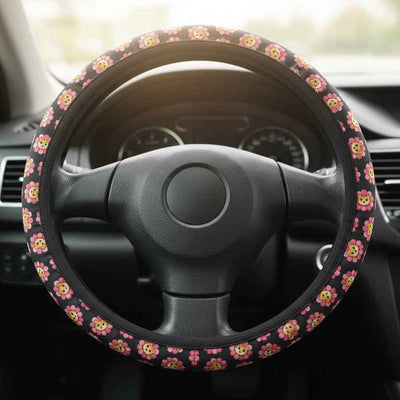 Housse de volant en chat floral — Édition Bloom With Attitude