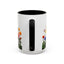 Floral Cats Coffee Mug - Vibrant Ceramic Drinkware