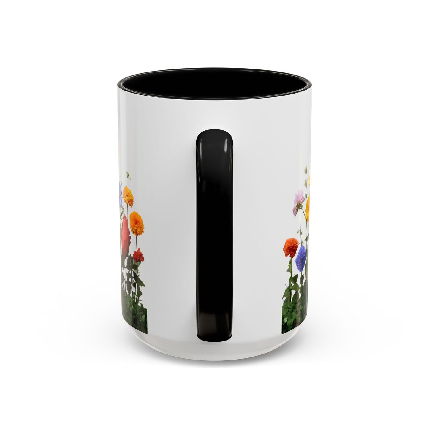 Floral Cats Coffee Mug - Vibrant Ceramic Drinkware