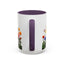 Floral Cats Coffee Mug - Vibrant Ceramic Drinkware