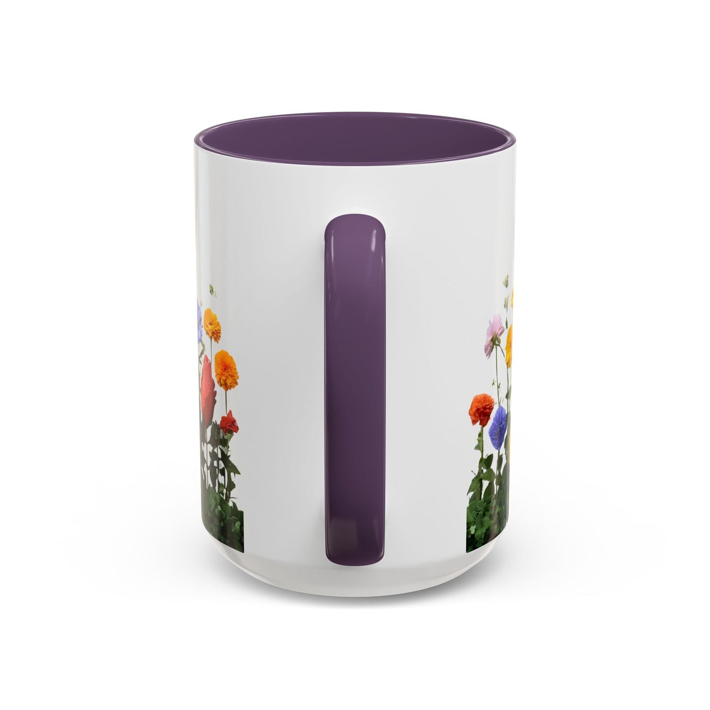 Floral Cats Coffee Mug - Vibrant Ceramic Drinkware