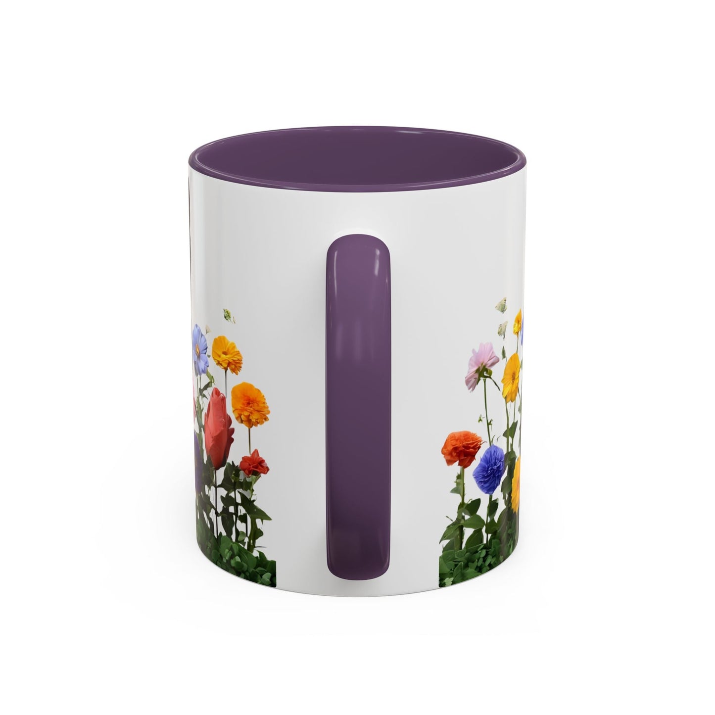 Floral Cats Coffee Mug - Vibrant Ceramic Drinkware