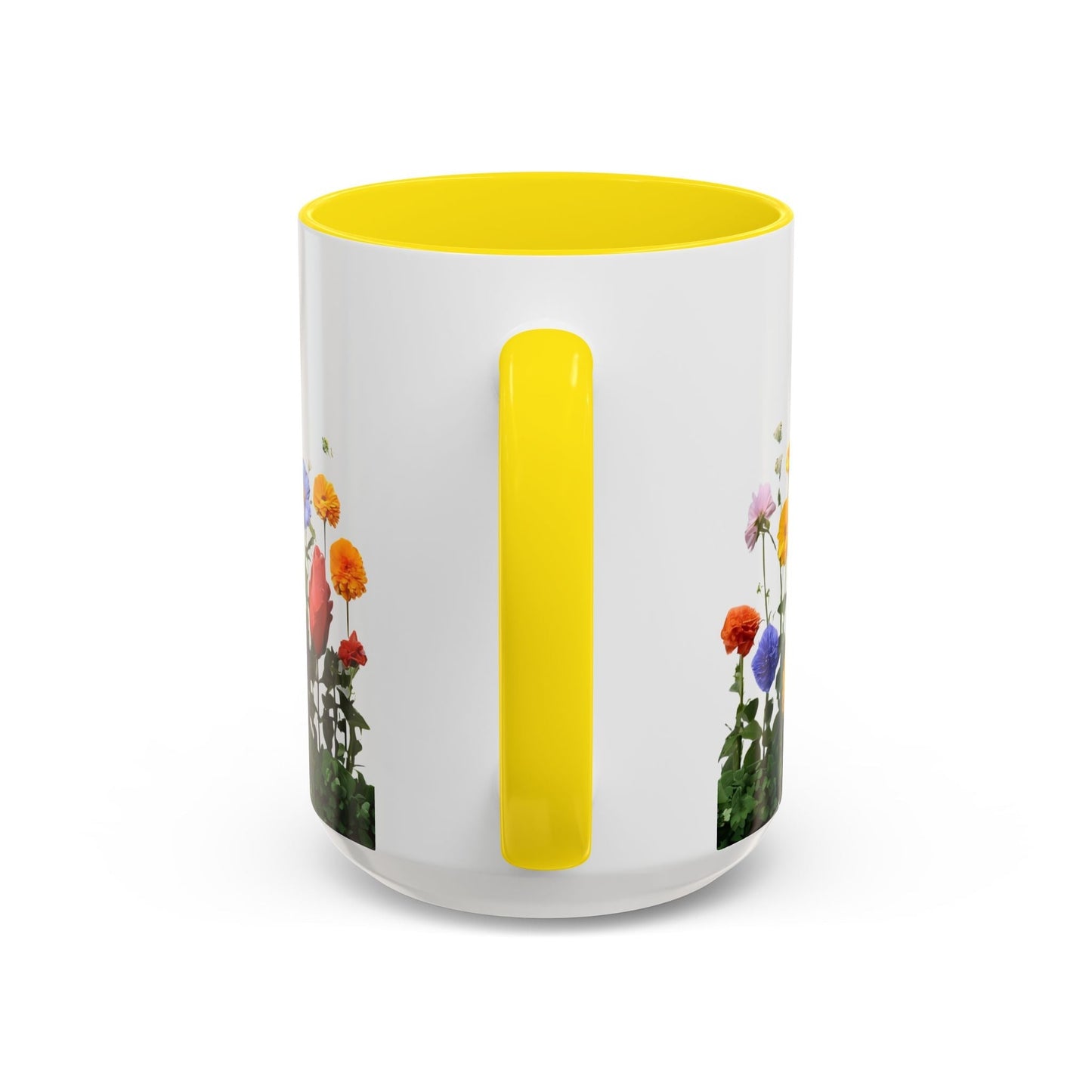 Floral Cats Coffee Mug - Vibrant Ceramic Drinkware