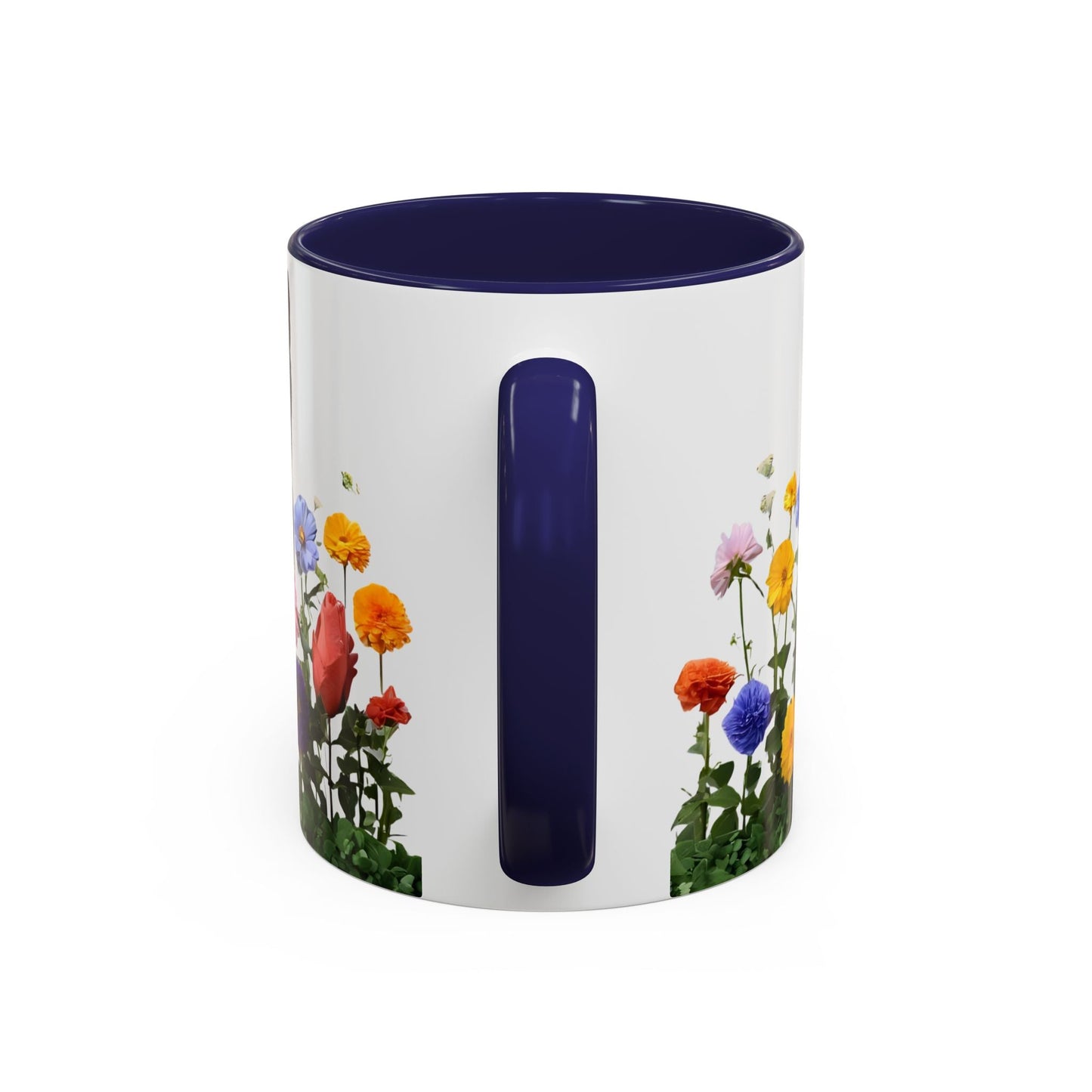 Floral Cats Coffee Mug - Vibrant Ceramic Drinkware
