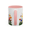 Floral Cats Coffee Mug - Vibrant Ceramic Drinkware
