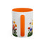 Floral Cats Coffee Mug - Vibrant Ceramic Drinkware