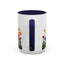 Floral Cats Coffee Mug - Vibrant Ceramic Drinkware