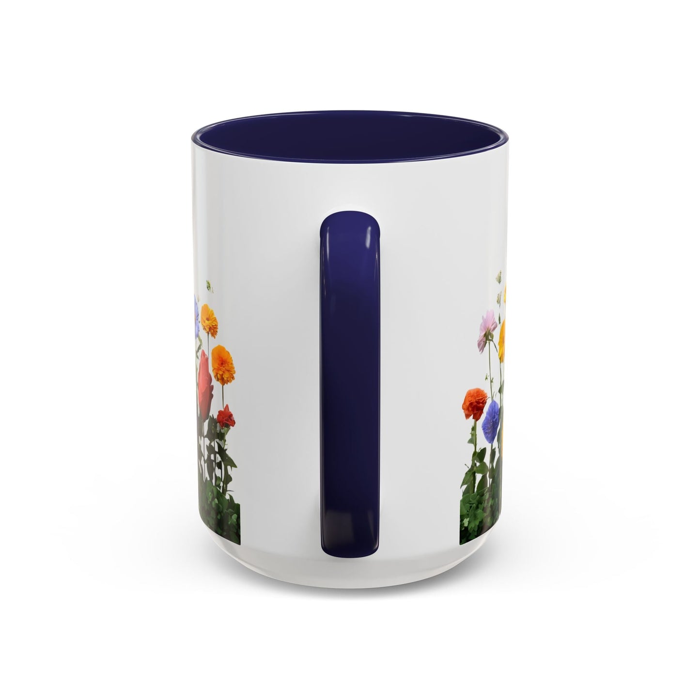 Floral Cats Coffee Mug - Vibrant Ceramic Drinkware