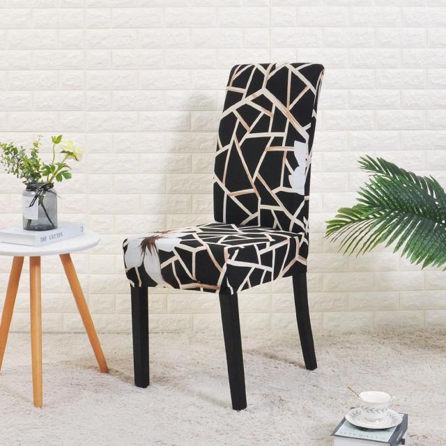 Premium Floral Elastic Chair Cover for Dining & Events