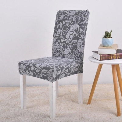 Premium Floral Elastic Chair Cover for Dining & Events