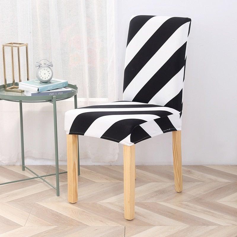 Premium Floral Elastic Chair Cover for Dining & Events