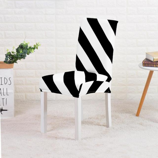 Premium Floral Elastic Chair Cover for Dining & Events
