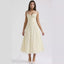 Floral series French summer camisole gentle style dress slimming floral camisole long skirt - Korvel