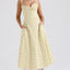 Floral series French summer camisole gentle style dress slimming floral camisole long skirt - Korvel