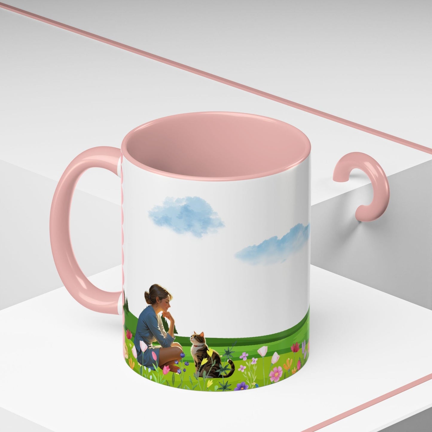 Vibrant Floral Coffee Mug for Spring Mornings - Korvel