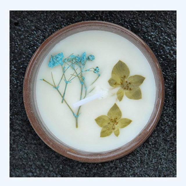 Premium Flower Aromatherapy Soy Wax Candle Set