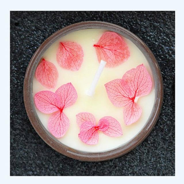 Premium Flower Aromatherapy Soy Wax Candle Set