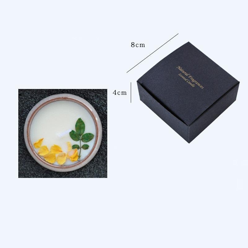 Premium Flower Aromatherapy Soy Wax Candle Set