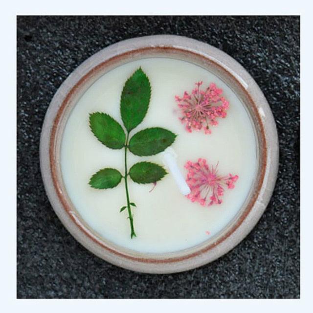 Premium Flower Aromatherapy Soy Wax Candle Set