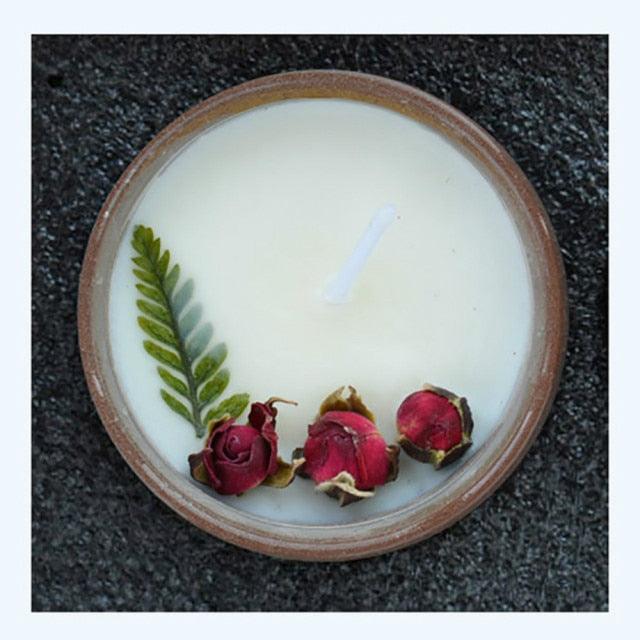 Premium Flower Aromatherapy Soy Wax Candle Set