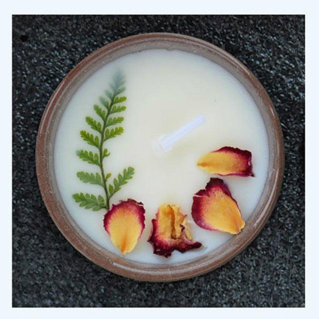 Premium Flower Aromatherapy Soy Wax Candle Set