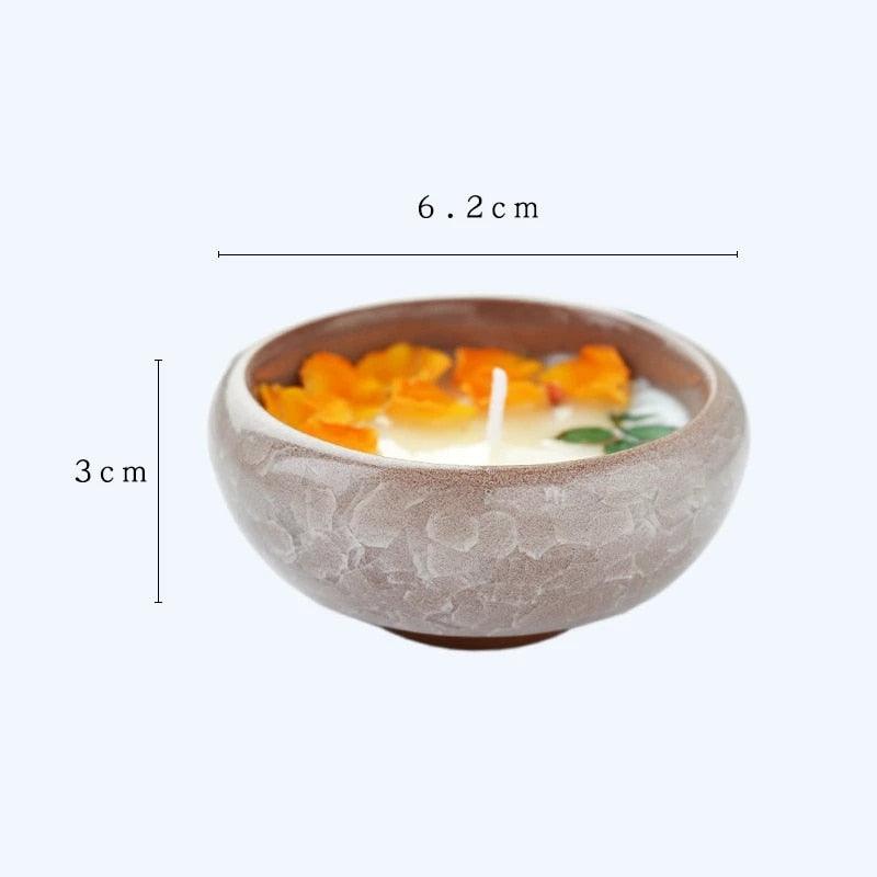 Premium Flower Aromatherapy Soy Wax Candle Set