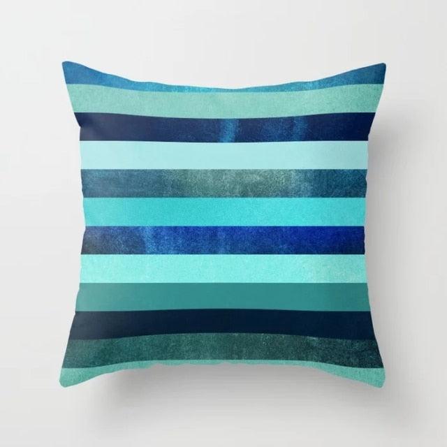 Housses de coussin à motif floral bleu sarcelle