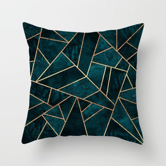 Housses de coussin à motif floral bleu sarcelle
