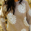 Flower Round Neck Long Sleeve Sweater - Korvel