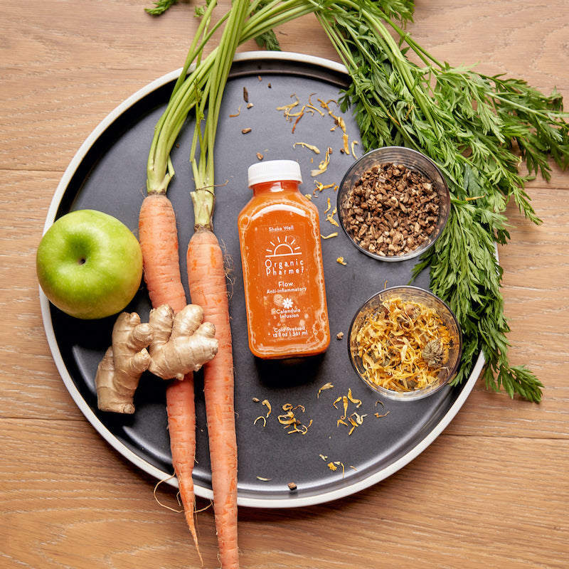 Muestrario de bebidas de bienestar de Organic Pharmer: descubre tu sabor