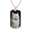 Charming Fluffy White Cat Pendant Necklace - Korvel