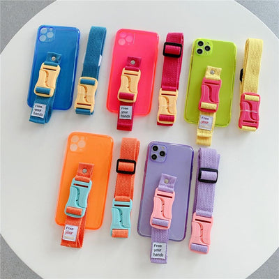 Fluorescent Sports Smartphone Case for iPhone - Soft Silicone Cover