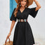 Flutter Sleeve Mini Dress - Korvel