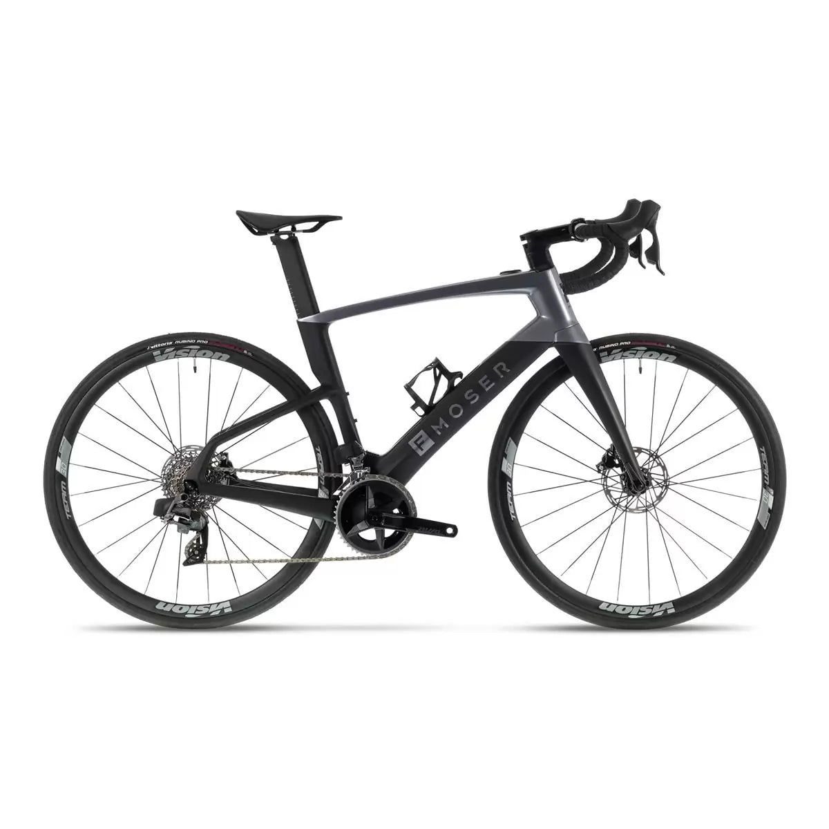 E-Road Rival 28'' 22-Speed Electric Bike - 250Wh FSA HM1 - Silver/Black - Size M (Open Box) - Korvel