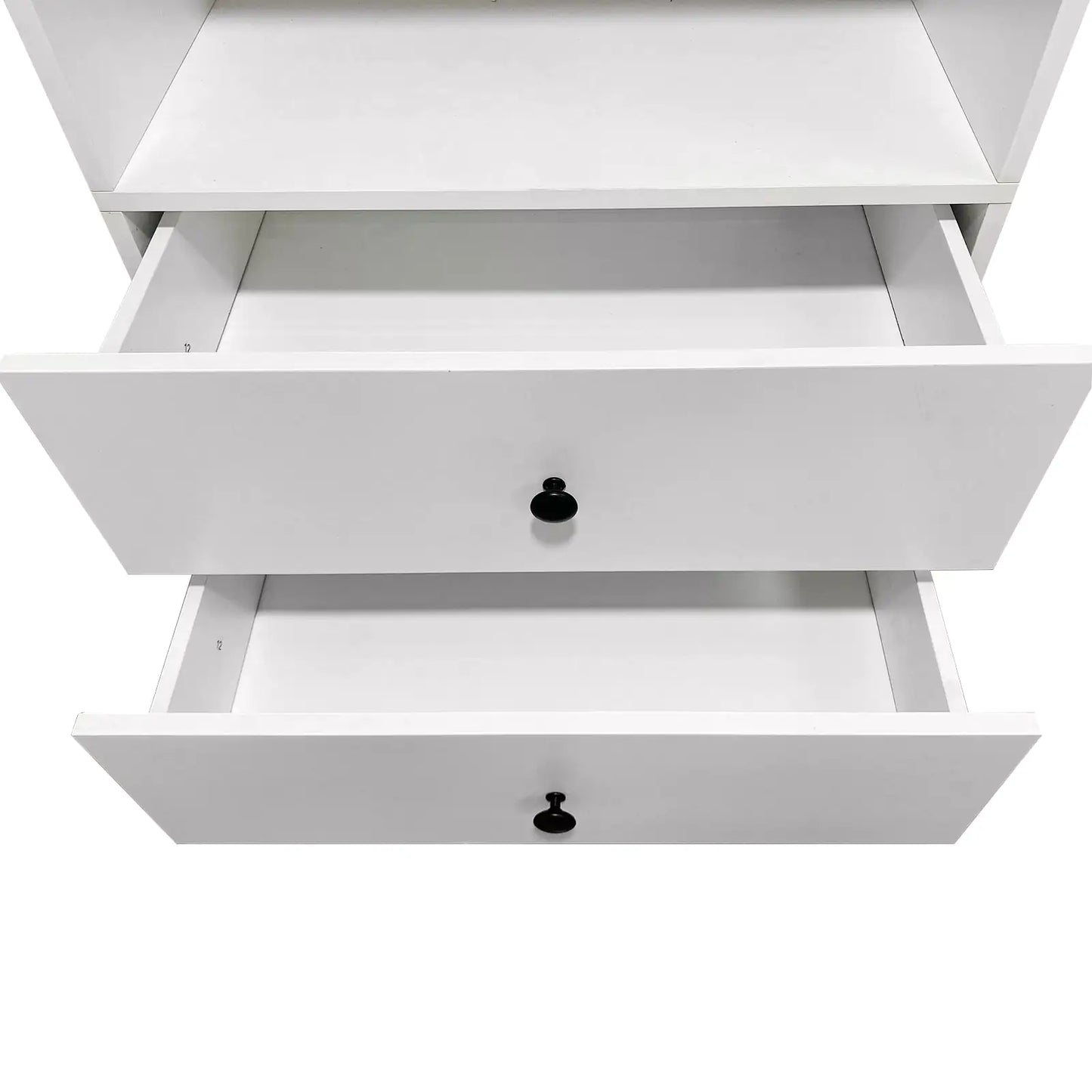 B4 Modular Wall-Mounted Closet System - White Shelving Unit