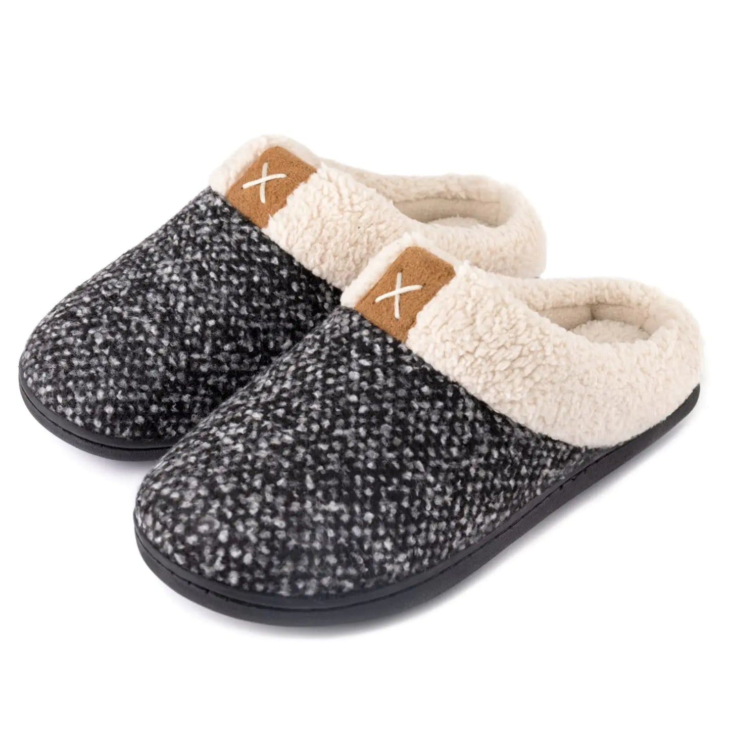 Zapatillas de memoria de espuma para mujer ULTRAIDEAS - Gris