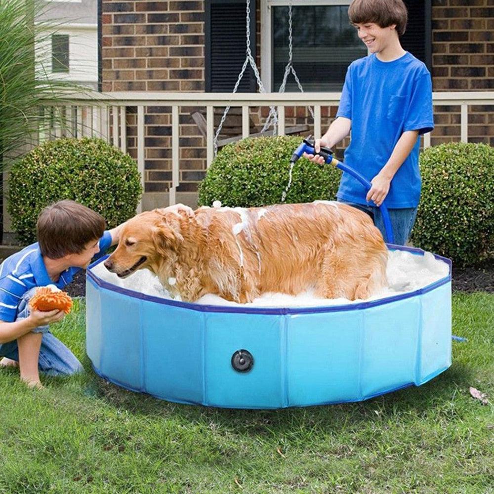 Piscine Pliable pour Chiens - Baignoire Portable pour Animaux