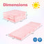 Matelas de sol pliable Gbruno pour enfants - Rose
