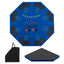 Mesa de Póker Plegable para 8 Jugadores con Bolsa de Transporte - Azul