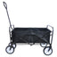 Folding Wagon Garden Shopping Beach Cart (Black) - Korvel